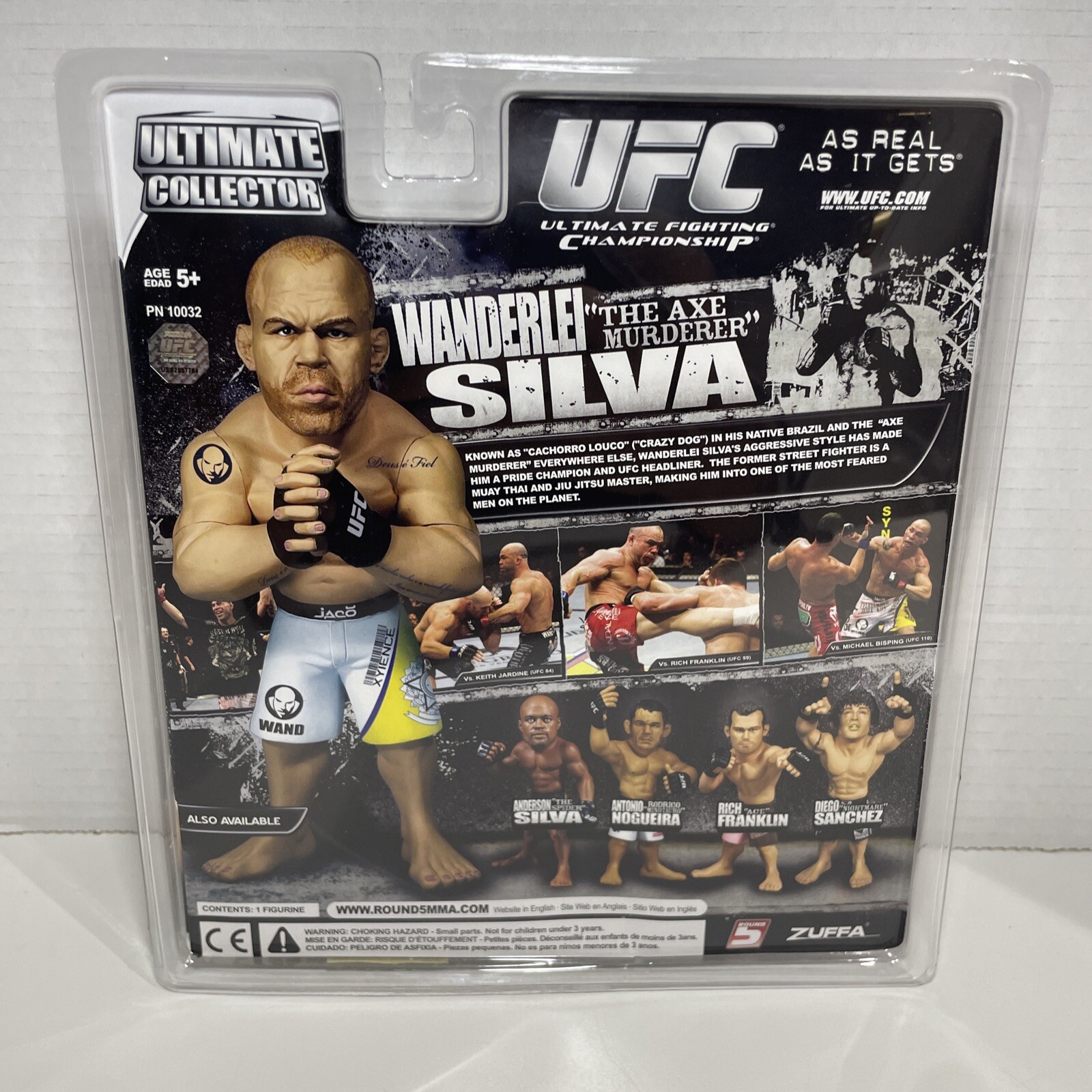 Round 5 UFC Wanderlei Silva The Axe Murderer Action Figure - photo 5