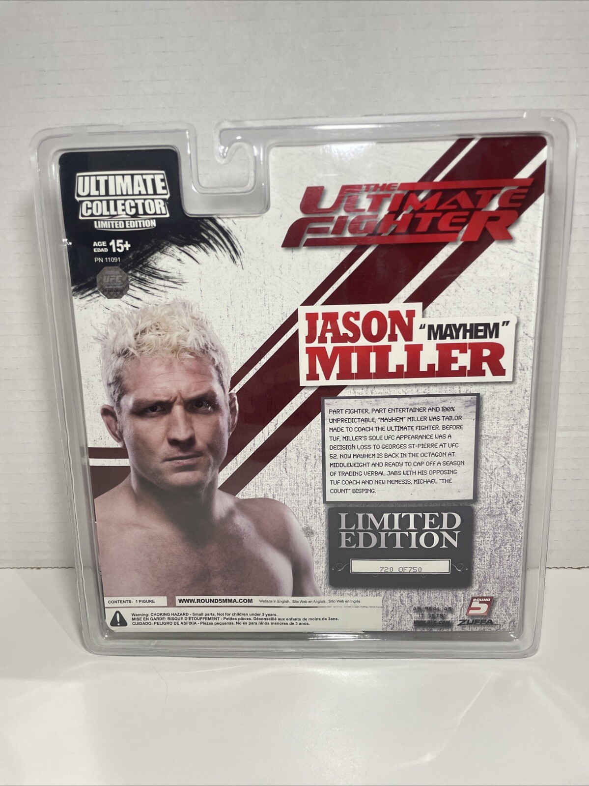 UFC Round5 "Mayhem" Miller Ltd Edition Action Figure - photo 5