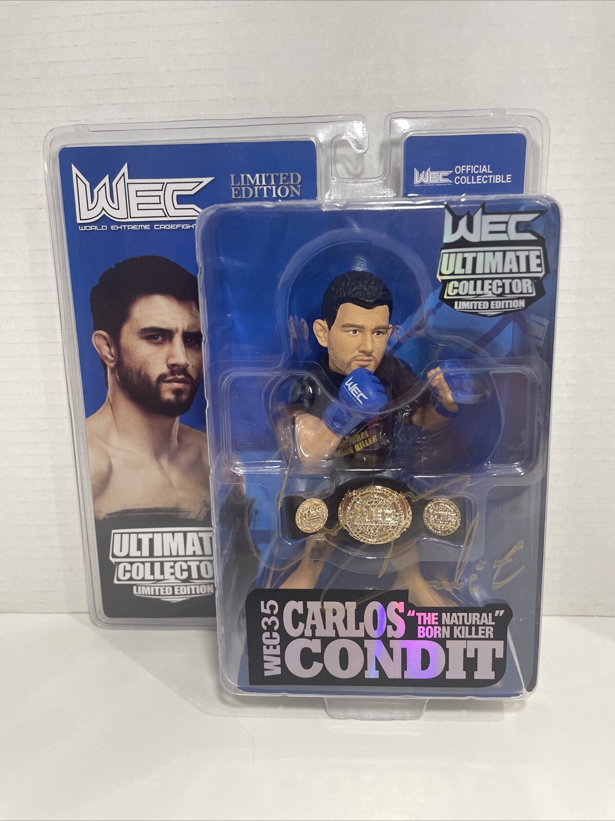 Carlos Condit Round 5 UFC WEC Autographed Action Figure