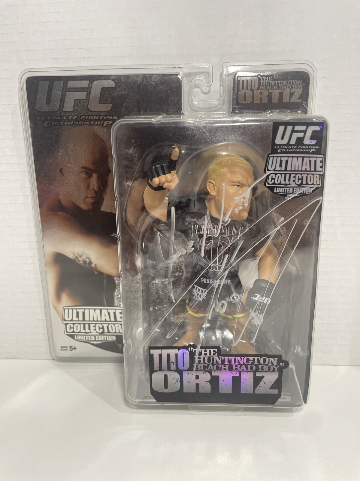 Tito Ortiz UFC Round 5 Limited Edition Autographed Figure 687/10