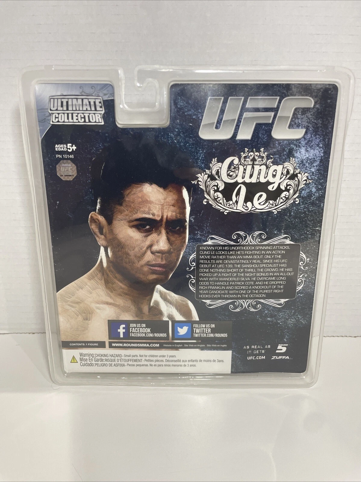 Round 5 UFC Cung Le Action Figure 6in - photo 5