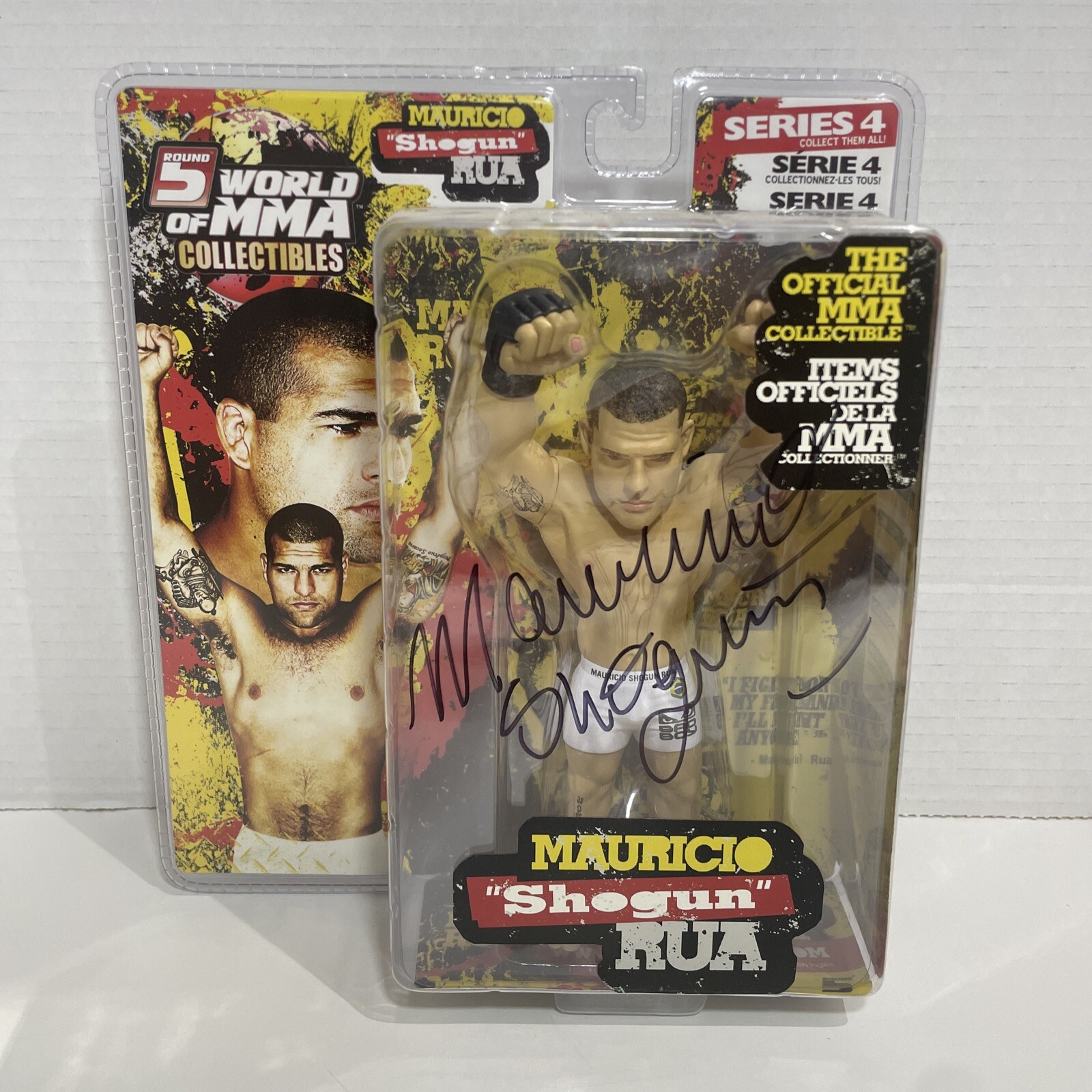 UFC Mauricio Shogun Rua 2009 Round 5 Signed WOMMA Figure