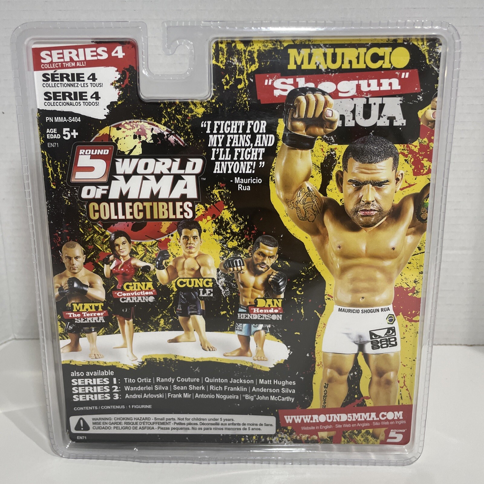 UFC Mauricio Shogun Rua 2009 Round 5 Signed WOMMA Figure - photo 5