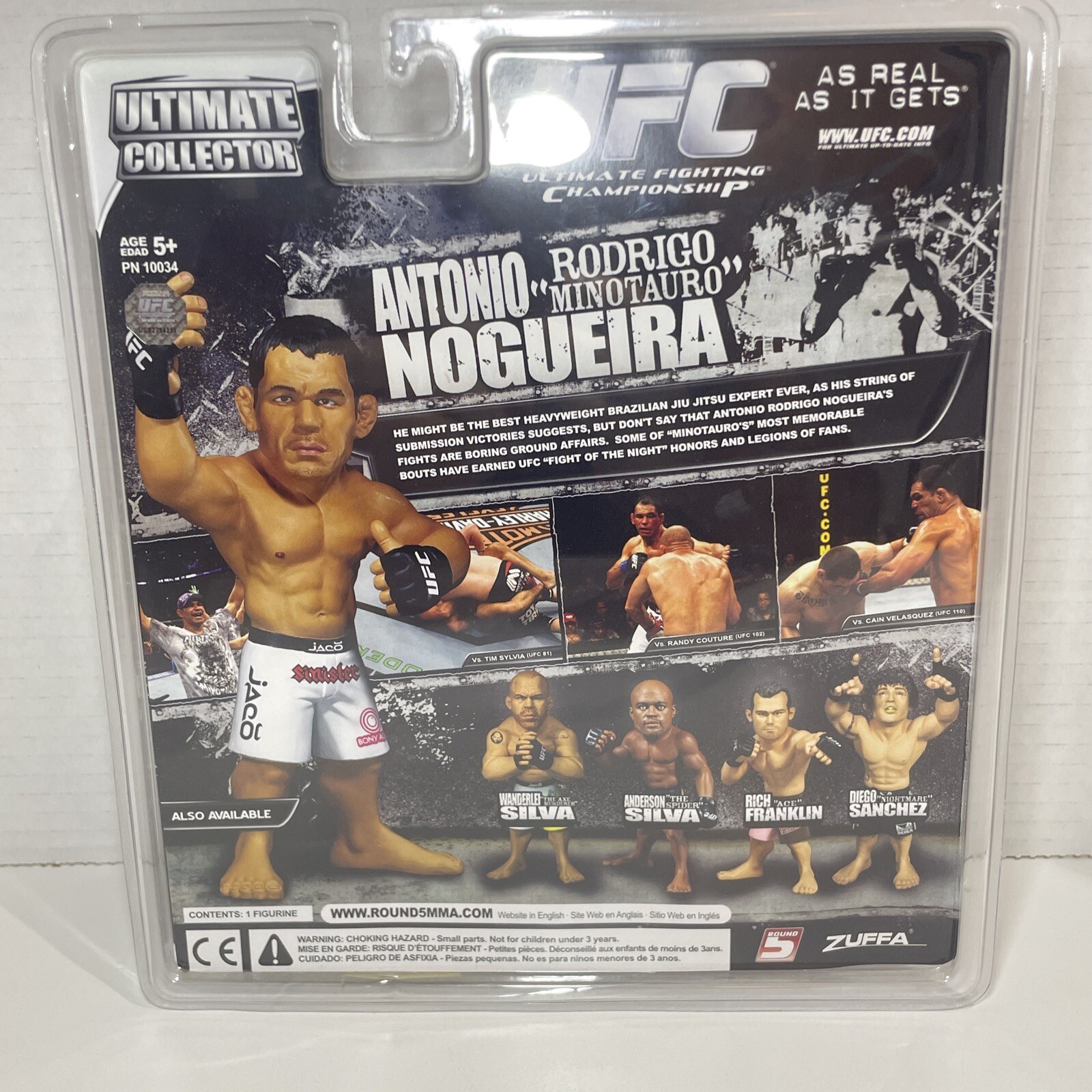 Round 5 UFC Antonio Rodrigo Minotauro Nogueira Ultimate Collecto - photo 5
