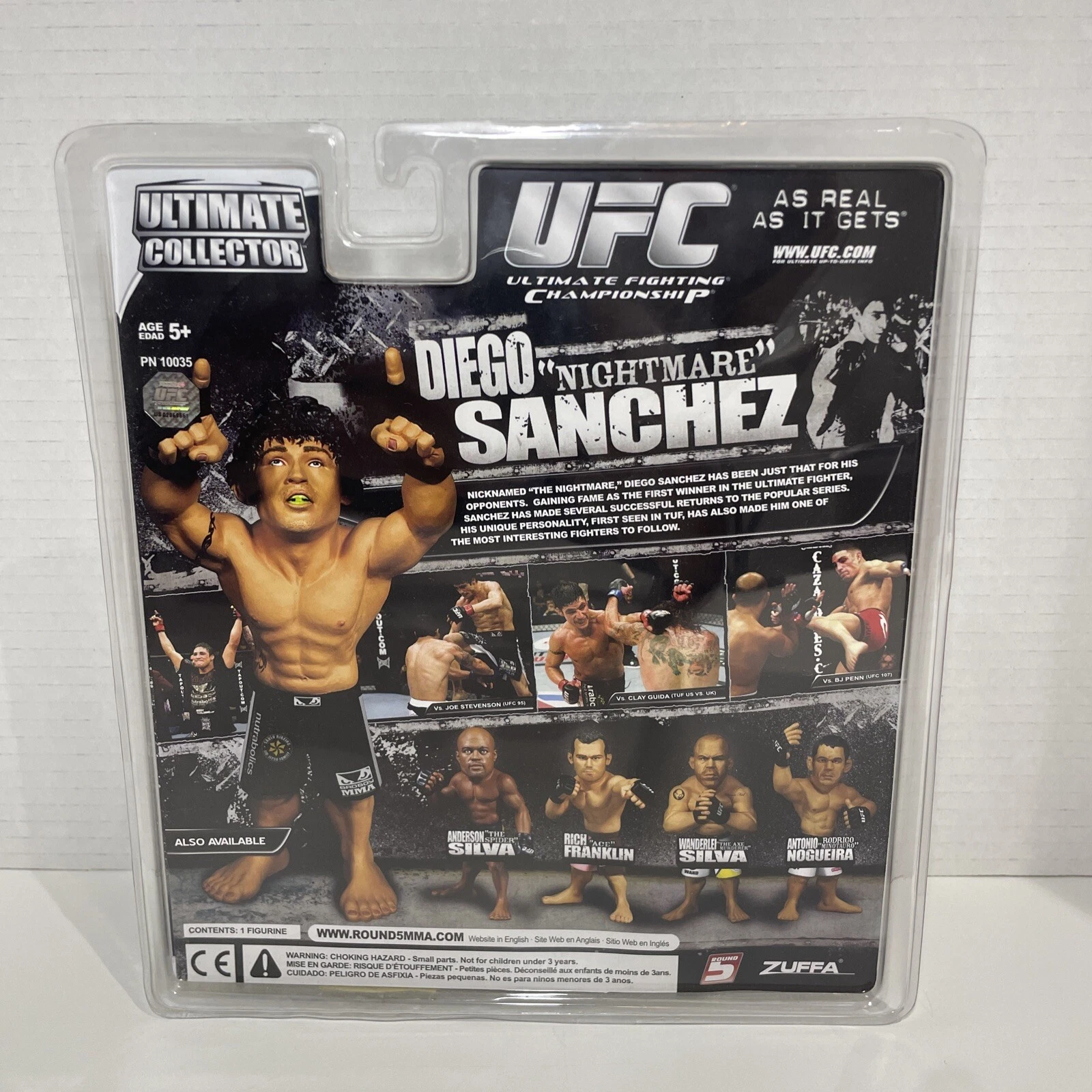 UFC Diego Nightmare Sanchez Fighting Action Figure Round-5 Serie - photo 5