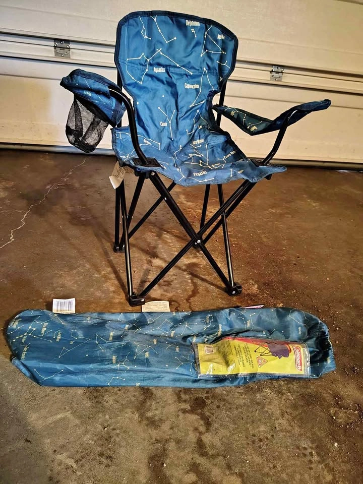 Set of 2 Coleman Kids Glow-in-the-Dark Constellation Chairs