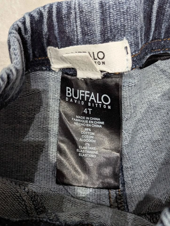 NWT Buffalo David Bitton Acid Wash Jeans • Size 4T - photo 2