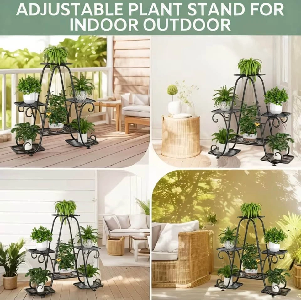 Black Metal Plant Stand - photo 3