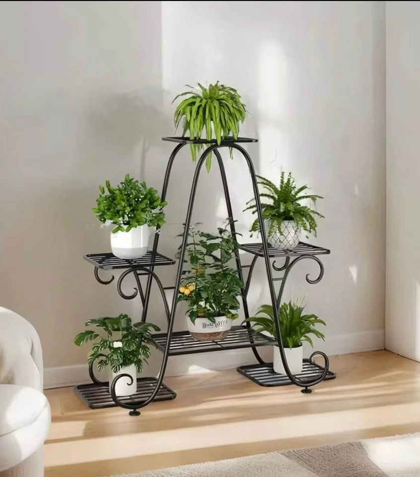 Black Metal Plant Stand - photo 4