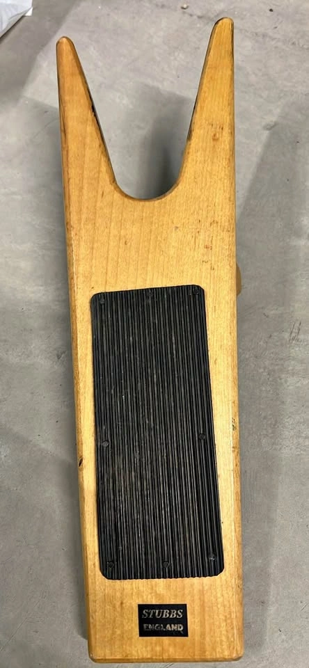 Vintage Stubbs England Wooden Boot Jack - Excellent Condition