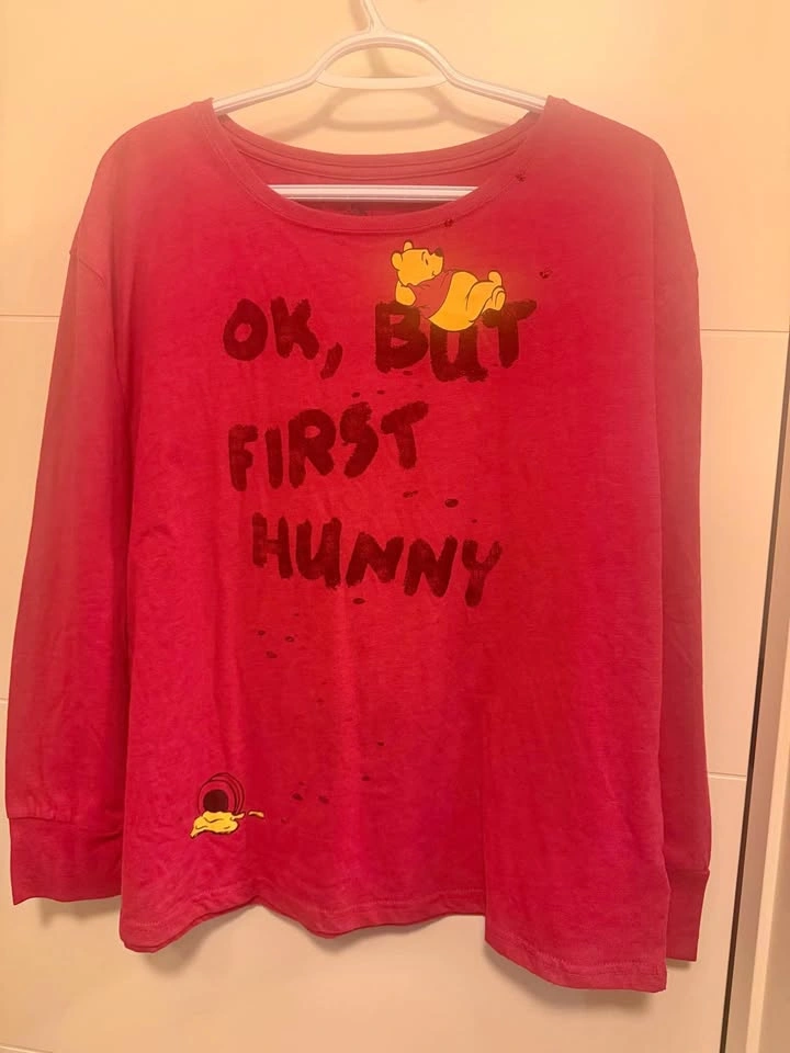 Disney Winnie The Pooh “Ok but First Honey “ XL