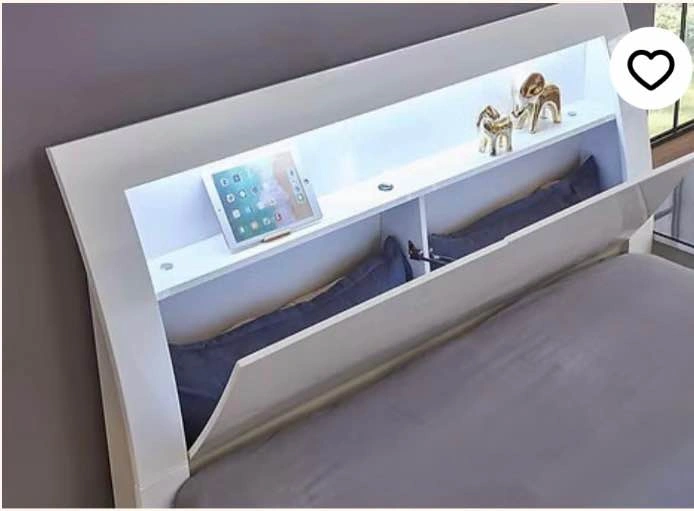 King Size Modern Bed – High Gloss Lacquer (Luxury Style) - photo 2