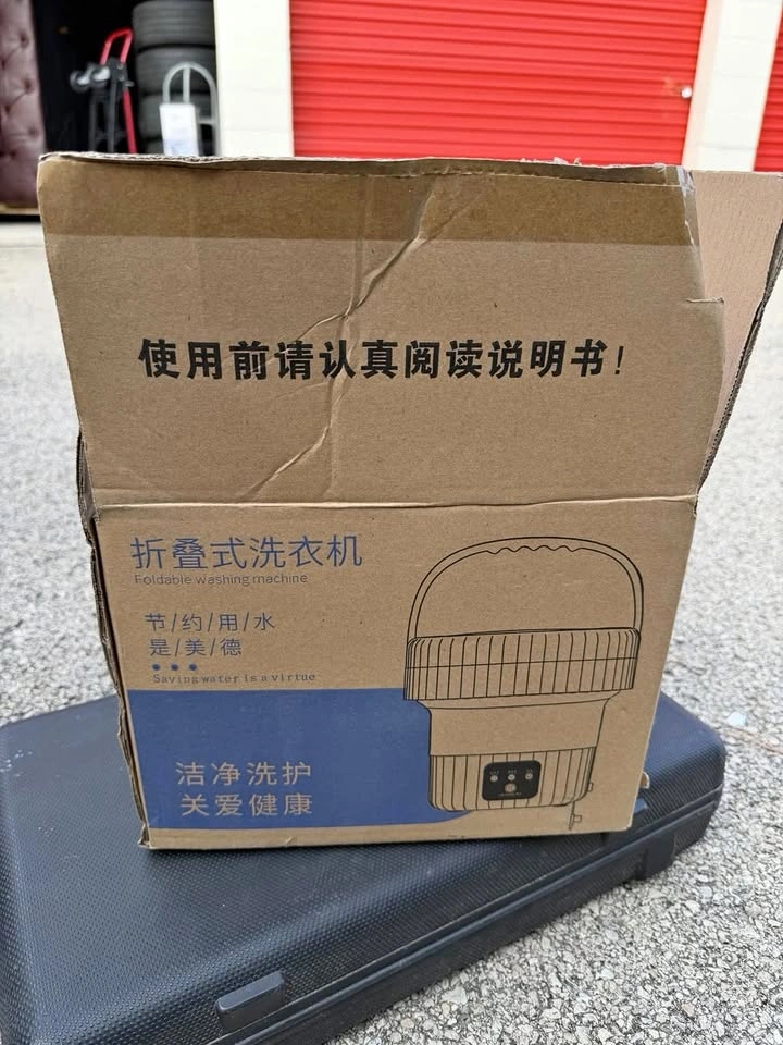 Portable Foldable Washing Machine Mini Washer for Travel Dorm Ap