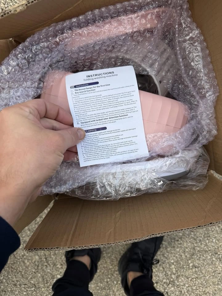 Portable Foldable Washing Machine Mini Washer for Travel Dorm Ap - photo 5