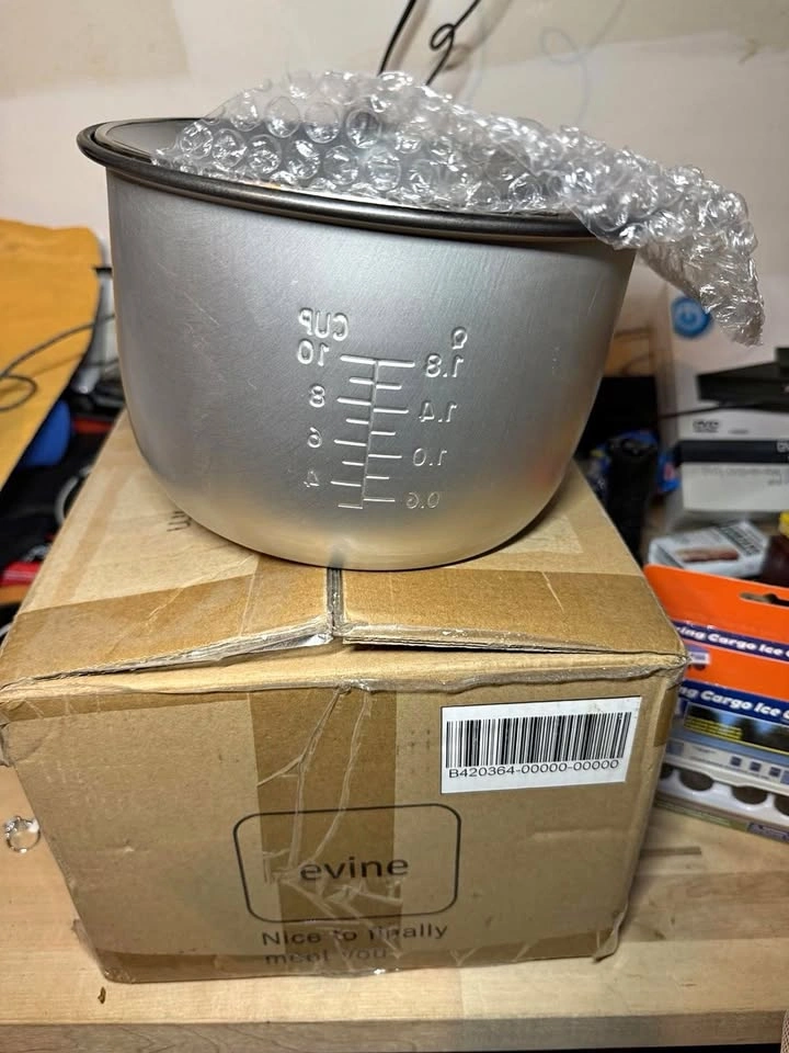 Cook’s Companion Rice Cooker Pot & Glass Lid Replacement – New