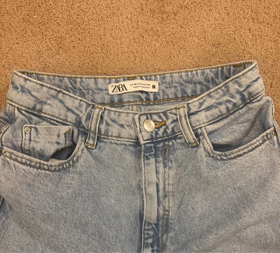 ZARA and Refuge Denim Straight Leg Jeans - photo 2