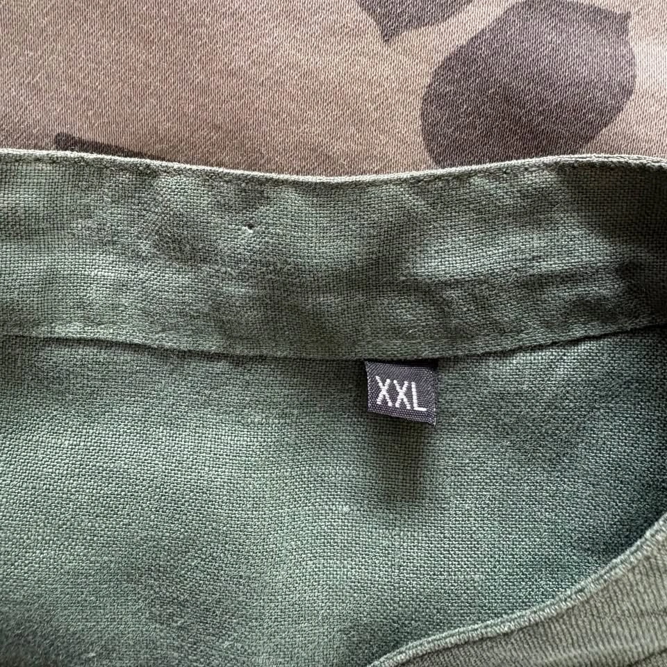 100% Linen XXL Tunic Top Green - photo 3