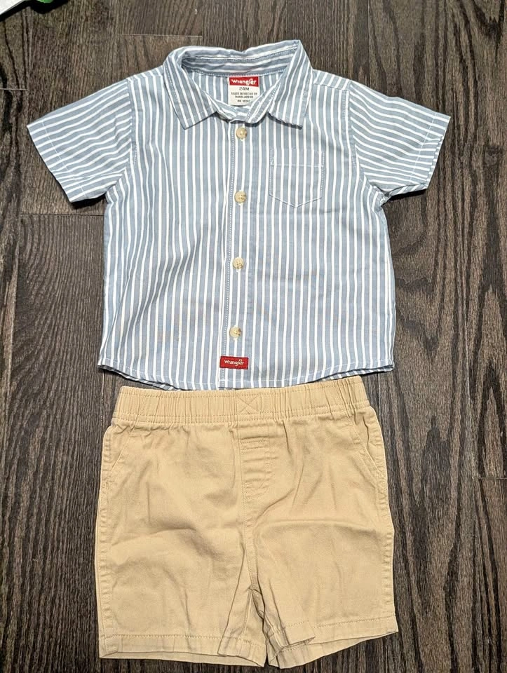 Wrangler Baby Boy 2-Piece Outfit 24M