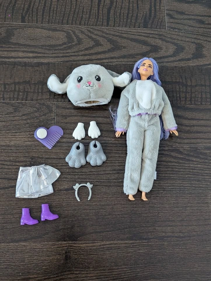 Barbie Cutie Reveal Bunny Doll with Costume & Accessories - photo 2