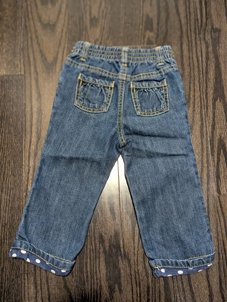 Old Navy Baby Jeans • Elastic Waist • Size 18–24M - photo 2