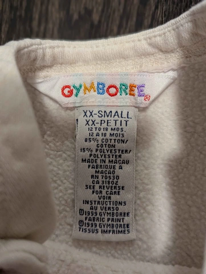 Gymboree Baby Overalls Embroidered Flowers Size 12-18M - photo 3