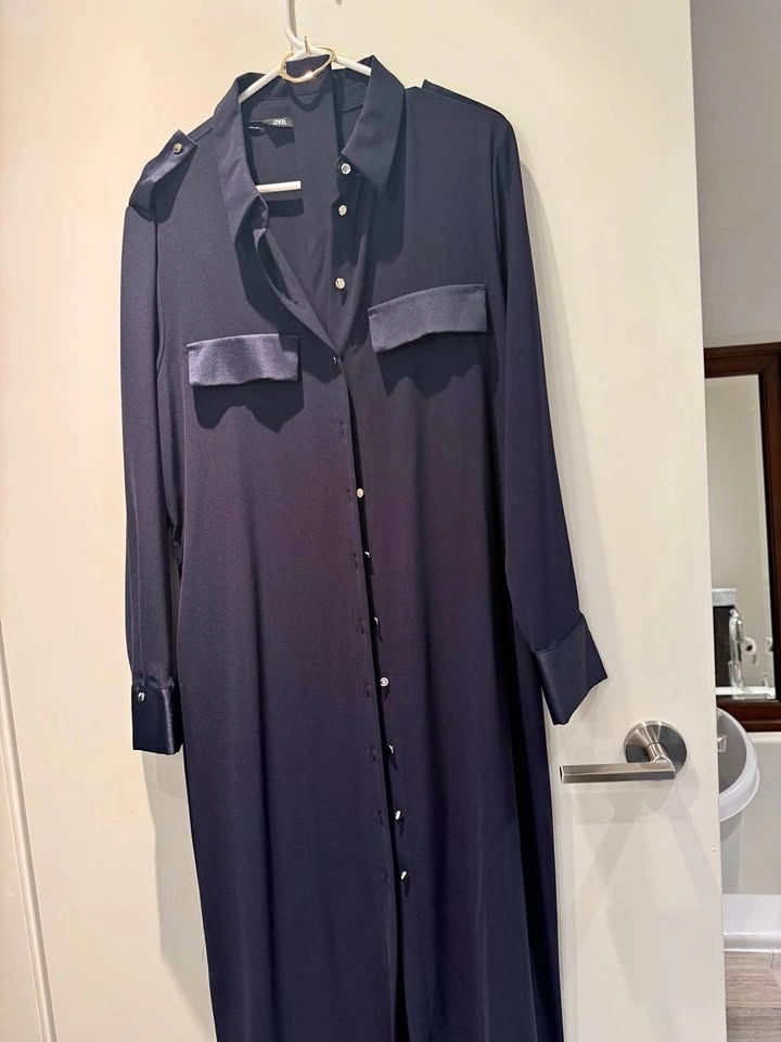Blue navy dress