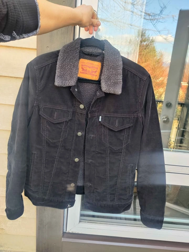 Levi's black Sherpa jacket - men's S - photo 3