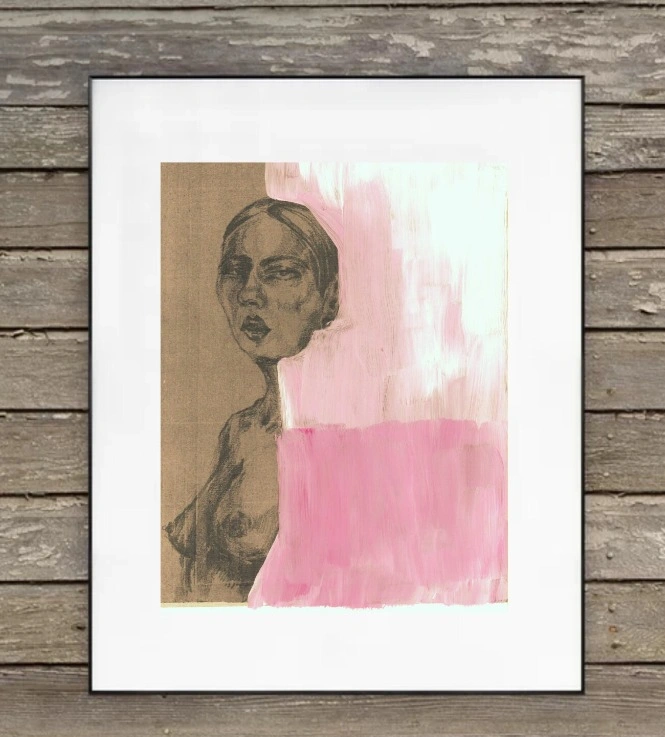 WOMAN Original Art print