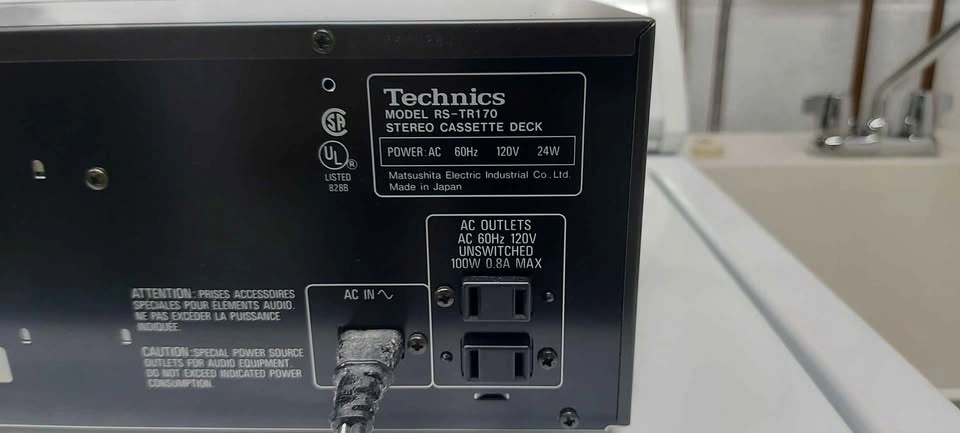 Technics Stereo Cassette RS-TR170 - photo 5