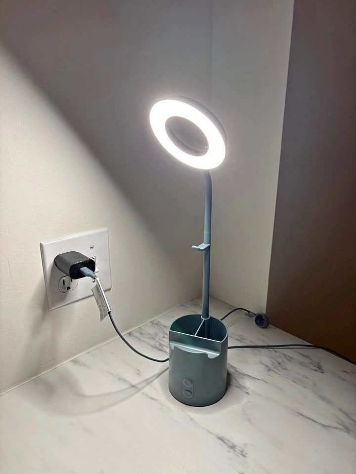 IKEA BRUNBÅGE LED Work Lamp – Dimmable Storage (Turquoise)