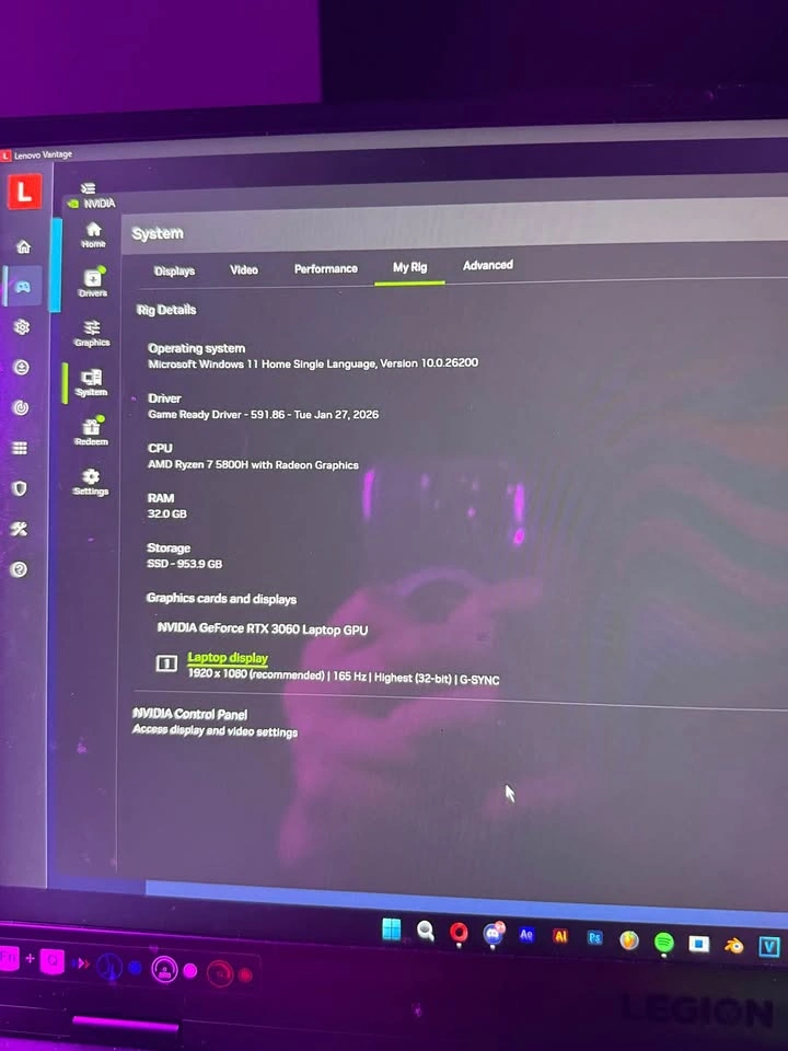 Legion S7 15ACH6 Gaming/Creative Laptop - photo 3