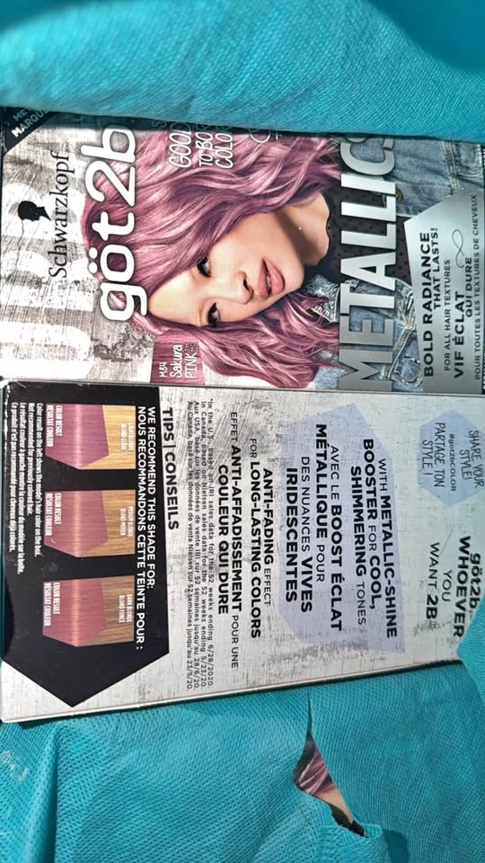 GOT2b Shakura Pink Metallic Hair Dye