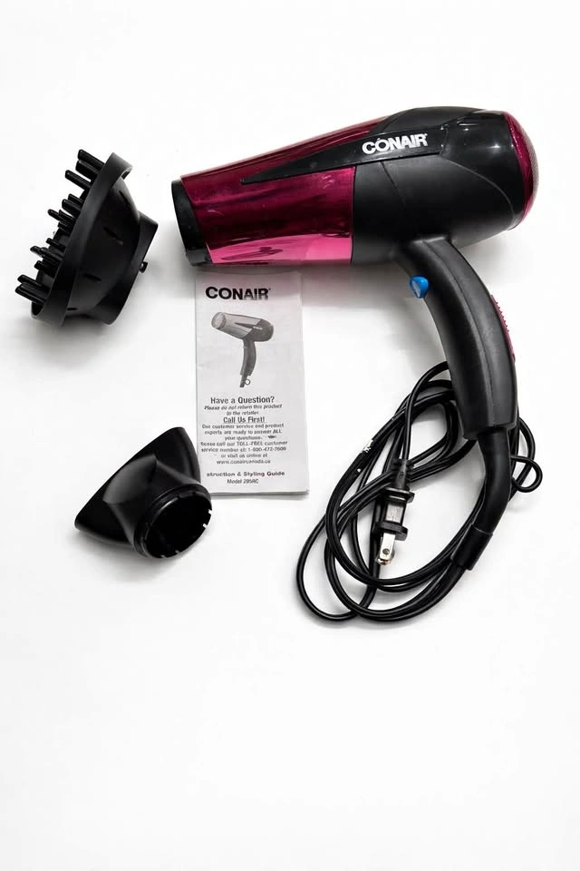 Conair Hair Dryer Model 295RC with Diffuser