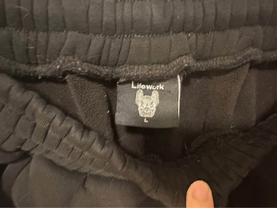 Lifework Black Joggers Size L - photo 3