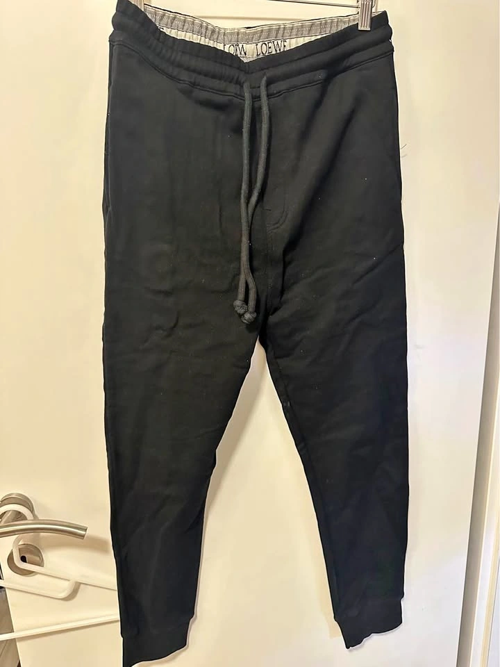 Comfy Loewe Black Sweatpants