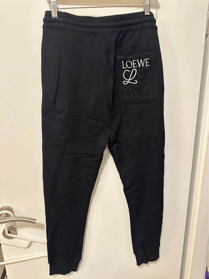 Comfy Loewe Black Sweatpants - photo 2
