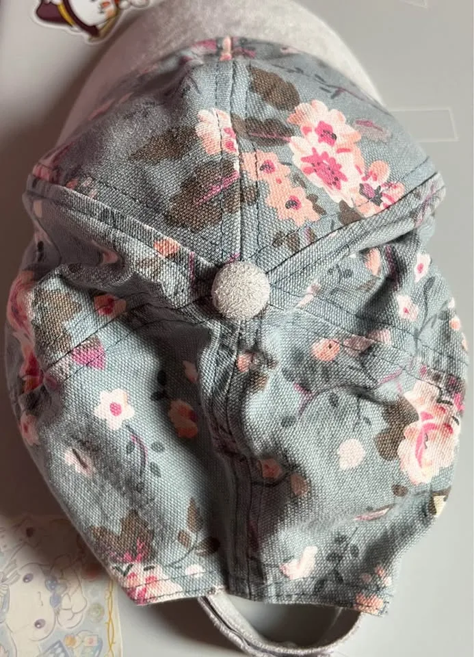 Cap - blue with cherry blossoms image indicator(2)