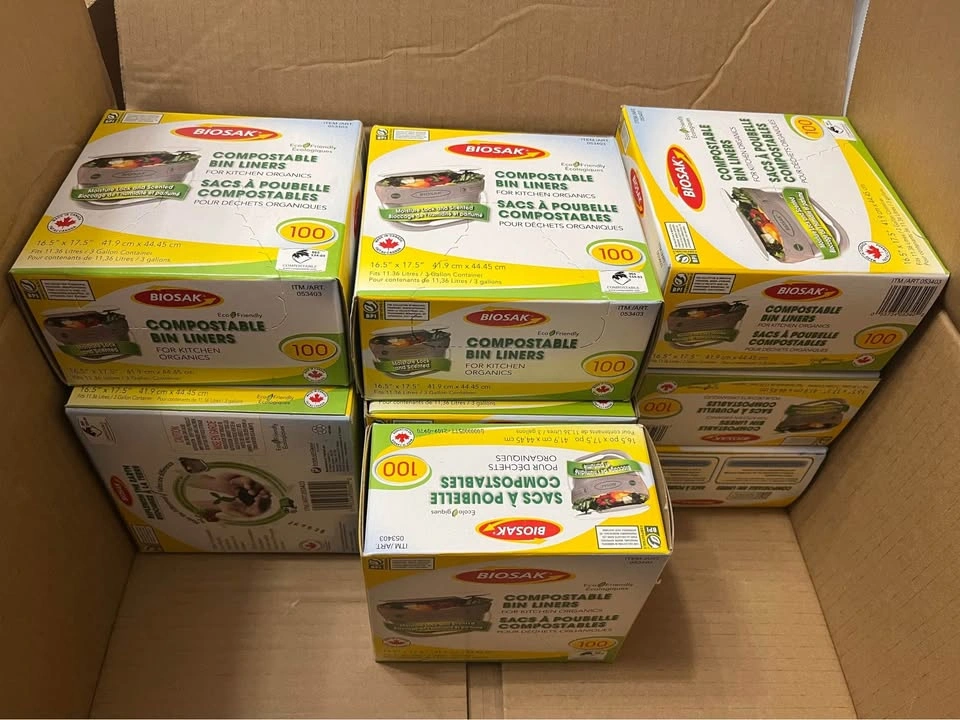 Compostable Kitchen Bags - 100 Count - photo 2