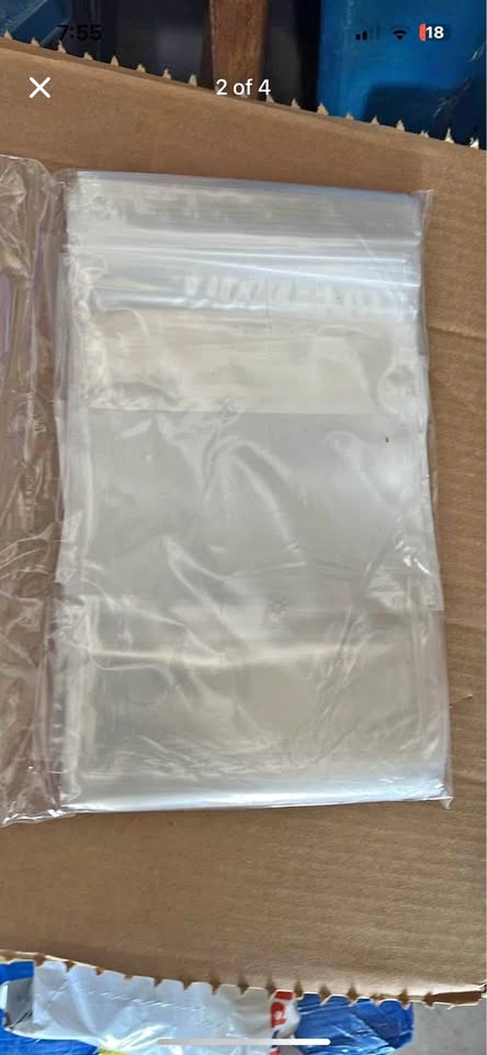 Ziplock Bags - Food Grade, 6x9 inch, 2 mil (100 Pack)