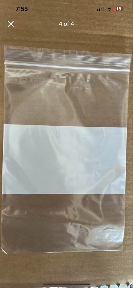 Ziplock Bags - Food Grade, 6x9 inch, 2 mil (100 Pack) - photo 3