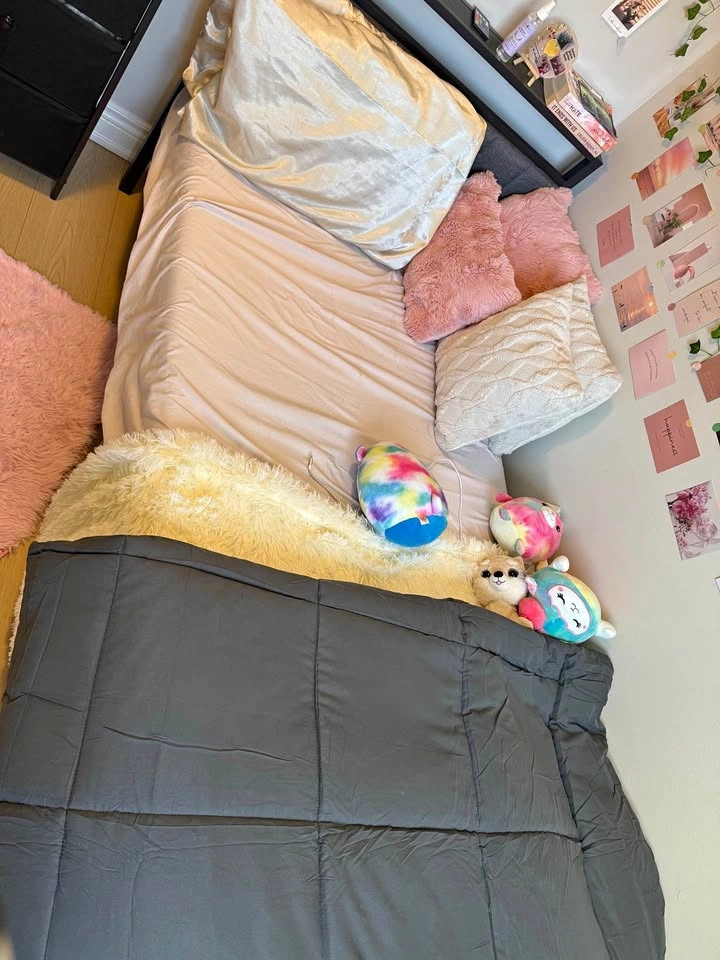 Twin bed with mattress for sale