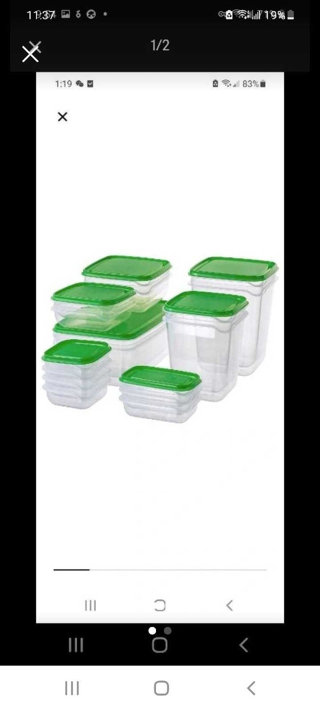 Brand new Food Storage Containers