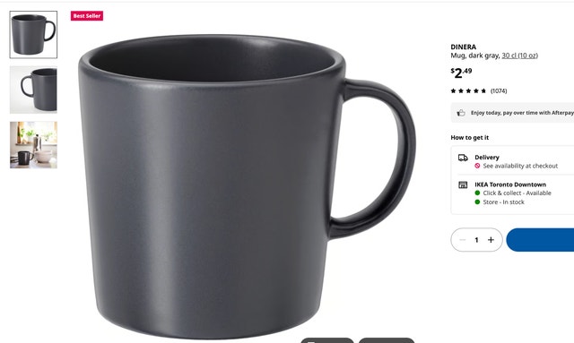 coffee Mug 2 for $3