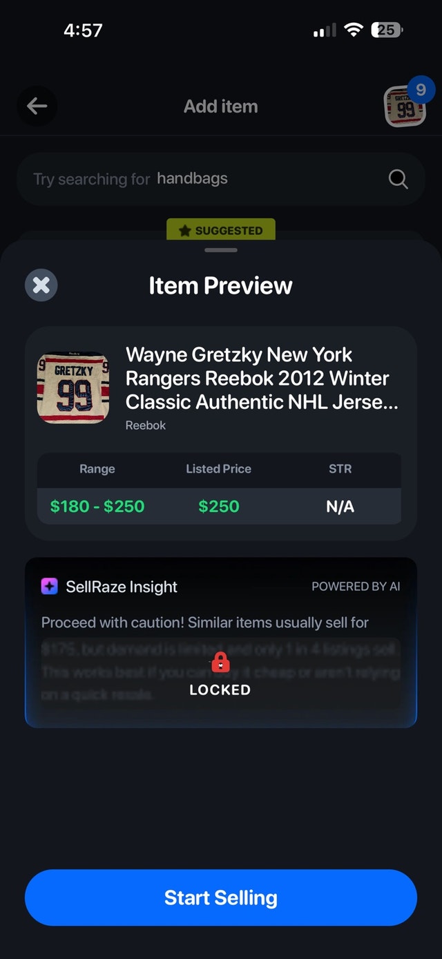 Wayne Gretzky NY Rangers Reebok #99 2012 Winter Classic Jersey - photo 3