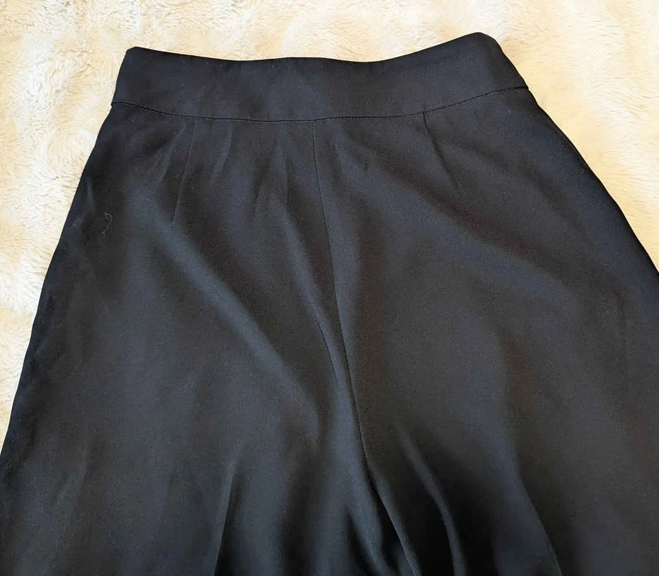 Babaton Black Wide Leg Dress Pants Size 2 - photo 4