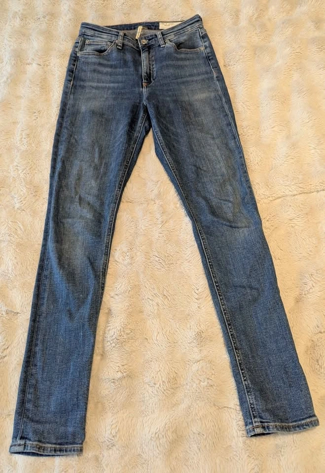 Rag & Bone Medium Wash Skinny Jeans High Rise Premium Denim - photo 2