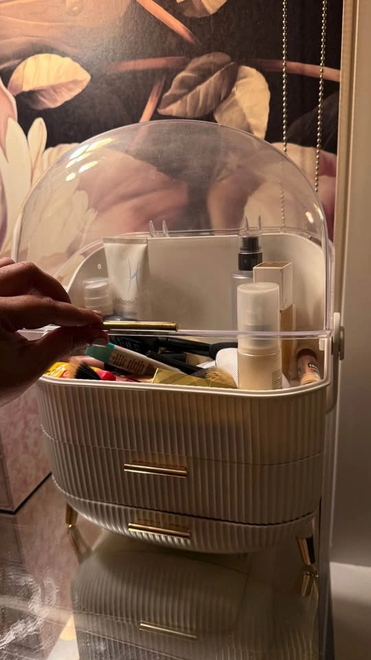 Makeup Organizer with Drawers & Dome Lid - photo 4