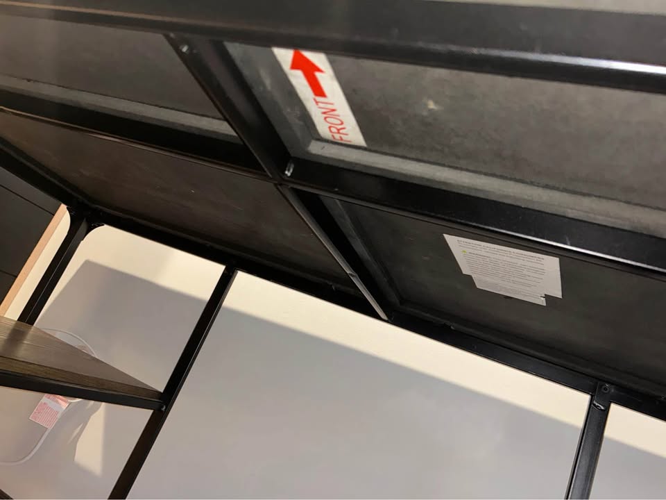 Black Wood & Metal Desk - photo 4