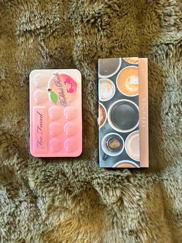 2 Gently Used Eyeshadow Palettes - Too Faced & Sephora