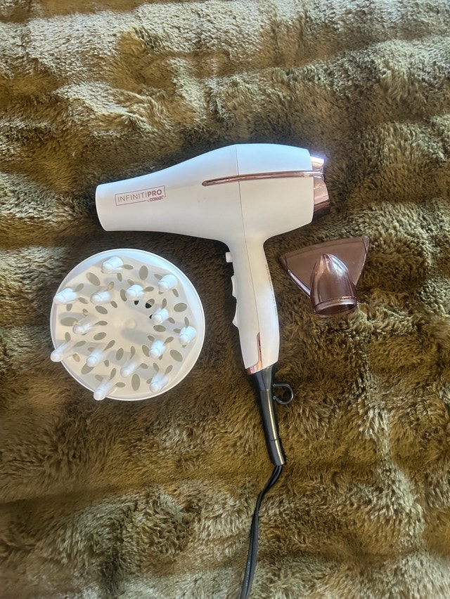Blow dryer with attachments and curling iron - photo 5